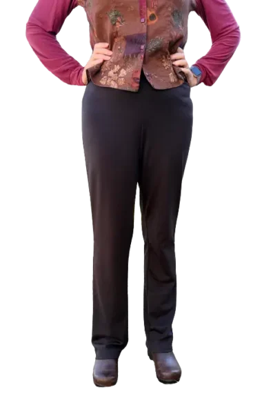 Brown yoga pants